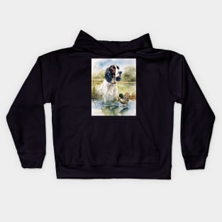 English Springer Spaniel Kids Hoodie